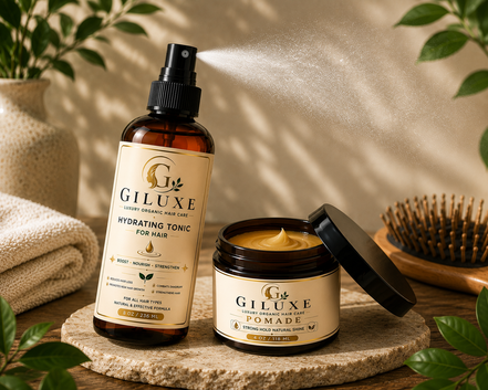 Giluxe Hydrating Tonic & Pomade Duo