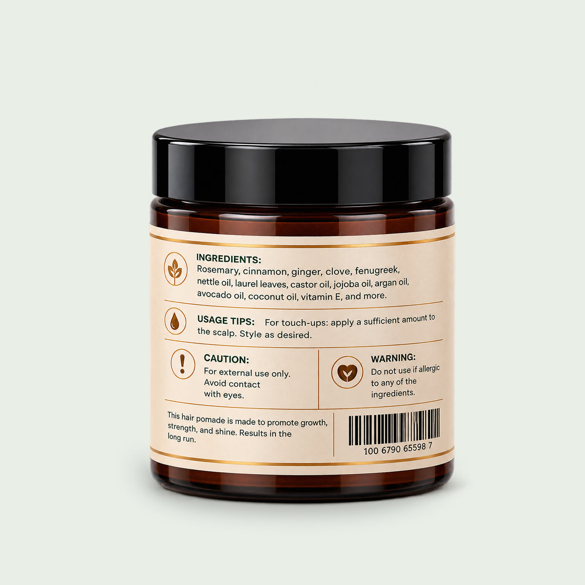 Giluxe Luxury Organic Hair Pomade