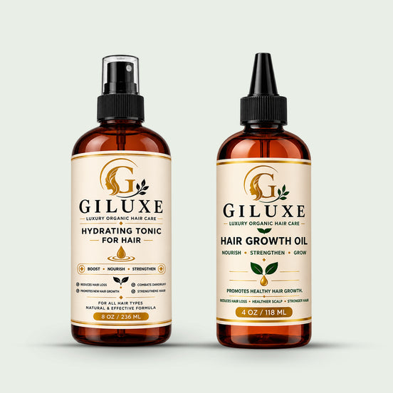 Giluxe Hydrating Tonic Hair Growth Oil Duo