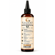 Giluxe Hair Growth Oil 4 oz bottle with botanical hair care formula